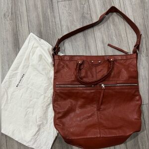 Balenciaga Motorcross Classic Large Square Carryall Bag